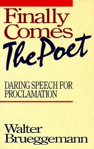 Finally comes the poet