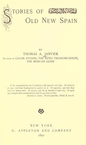 Stories of old New Spain