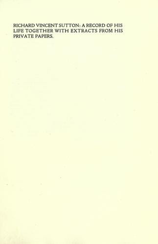 Richard Vincent Sutton