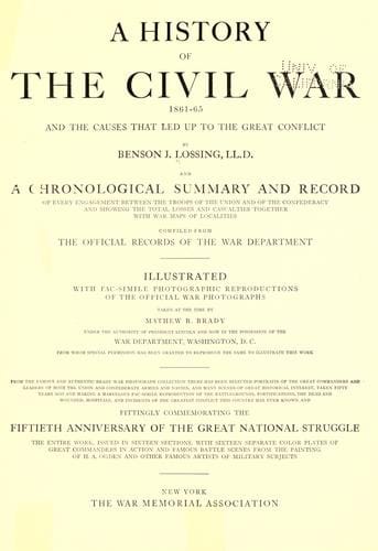 A History of the Civil War, 1861-65