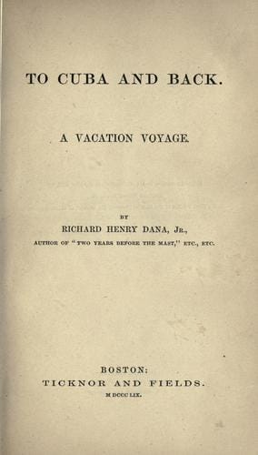To Cuba and back