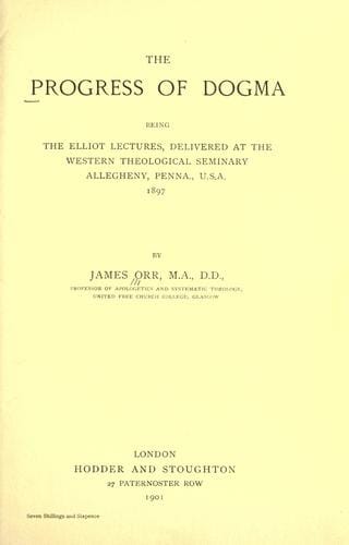 The progress of dogma
