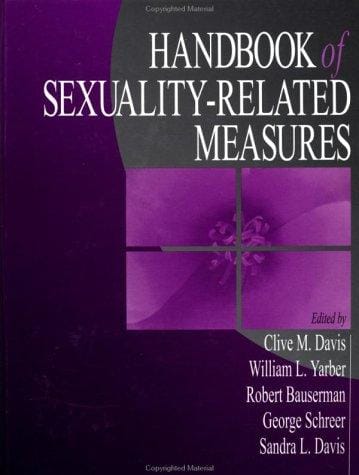 Handbook of sexuality-related measures