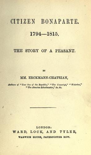 Citizen Bonaparte, 1794-1815