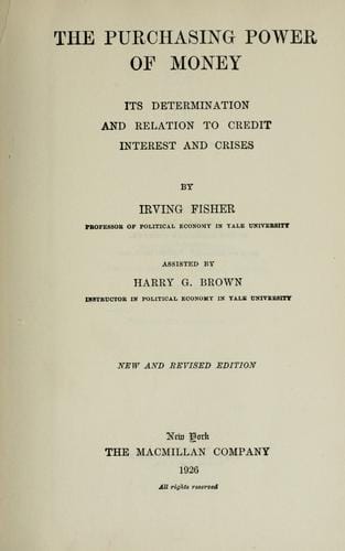 The purchasing power of money