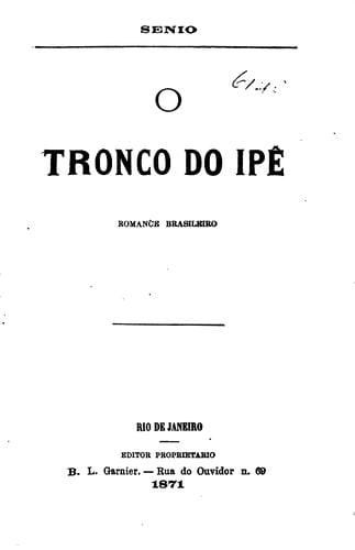 O tronco do ipê