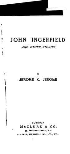 John Ingerfield, and Other Stories