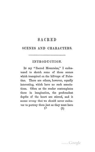 Sacred scenes and characters