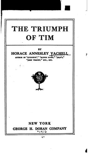 The triumph of Tim