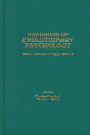 Handbook of evolutionary psychology