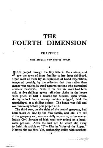 The fourth dimension