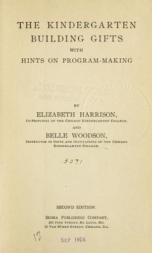 The kindergarten building gifts