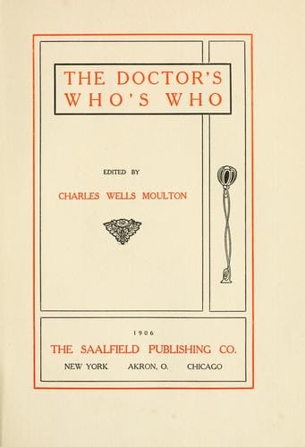 The doctor's who's who