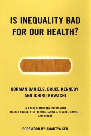 Is inequality bad for our health?