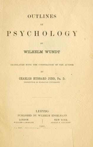 Outlines of psychology