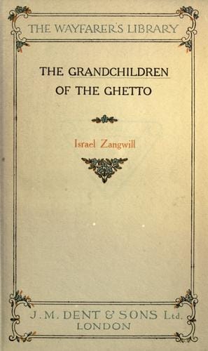 The grandchildren of the ghetto