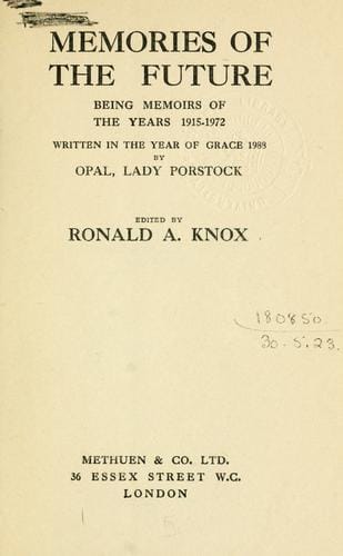 Memories of the future