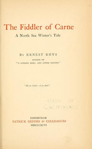 The fiddler of Carne