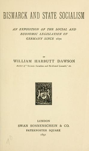 Bismarck and state socialism