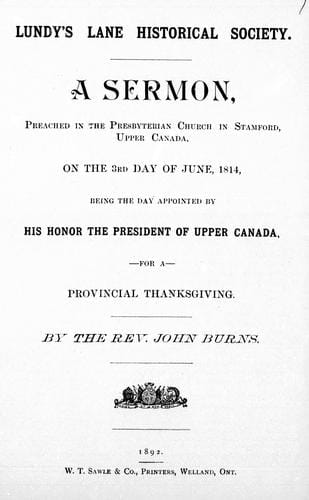 A sermon preached in the Presbyterian Church in Stamford, Upper Canada, on the 3rd day of June, 1814