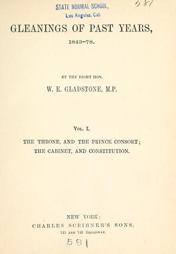 Gleanings of past years, 1843-78