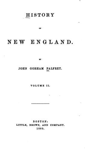 History of New England