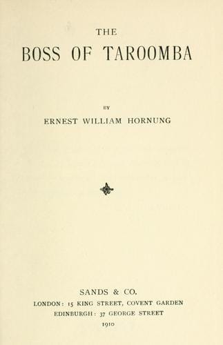 The boss of Taroomba