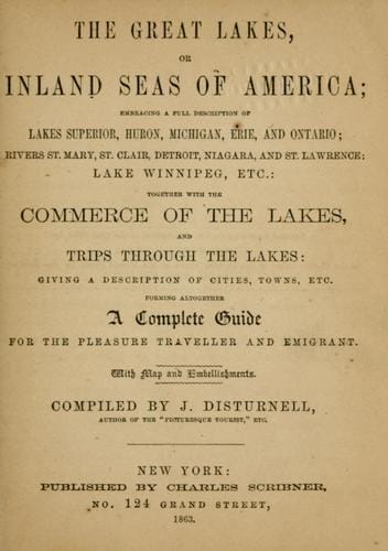 The Great Lakes, or Inland seas of America