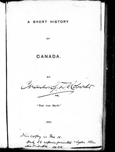 A short history of Canada