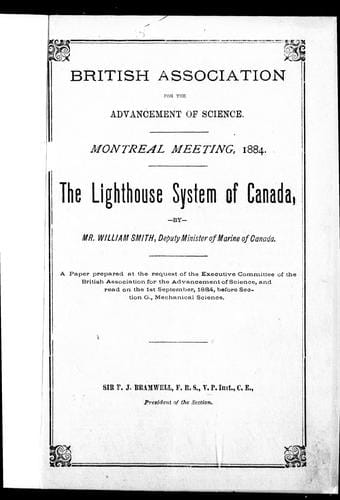 The lighthouse system of Canada