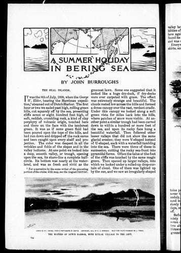 A summer holiday in Bering Sea