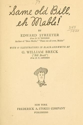 Same Old Bill, Eh Mable!