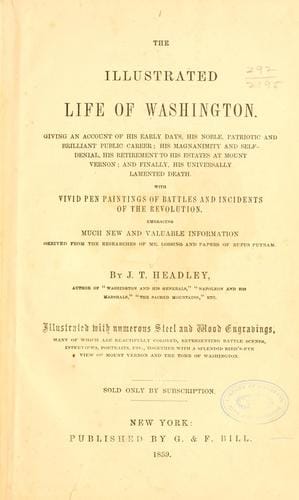 The illustrated life of Washington