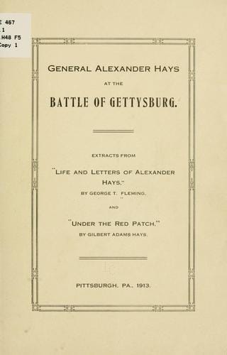 General Alexander Hays at the battle of Gettysburg