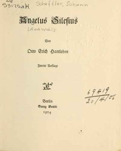 Angelus Silesius