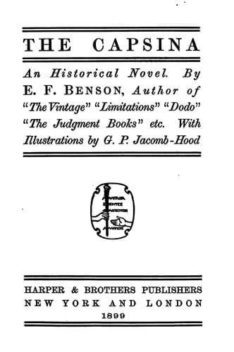 The Capsina: An Historical Novel