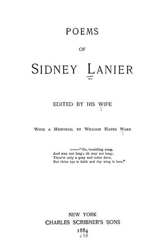 Poems of Sidney Lanier