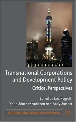 Transnational corporations and development policy