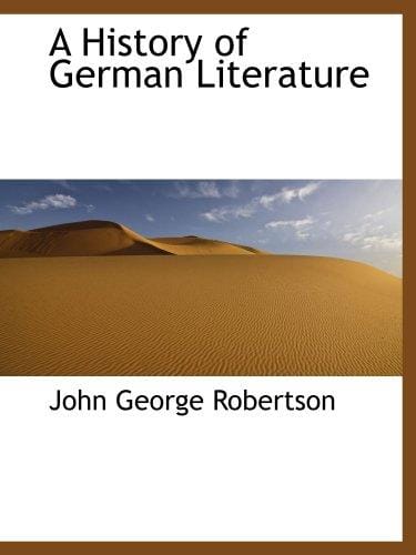 A History of German Literature