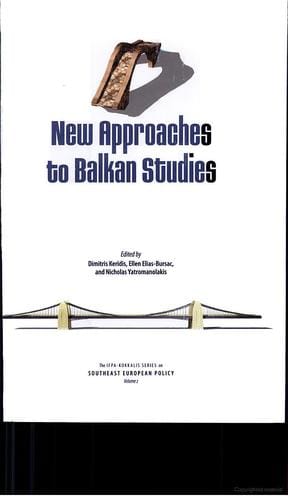 New approaches to Balkan studies