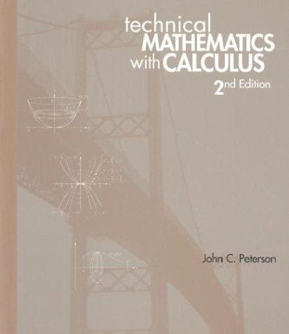 Technical mathematics with calculus