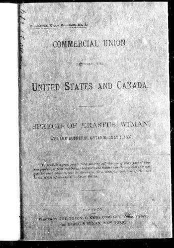 Commercial union between the United States and Canada