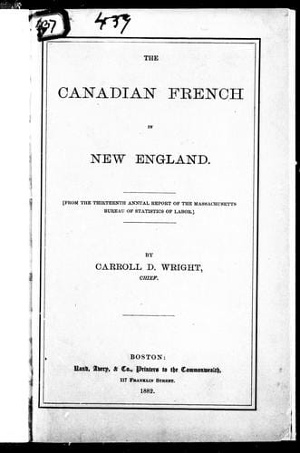 The Canadian French in New England