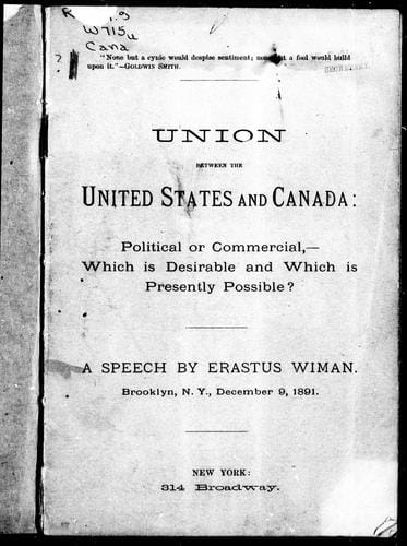 Union between the United States and Canada