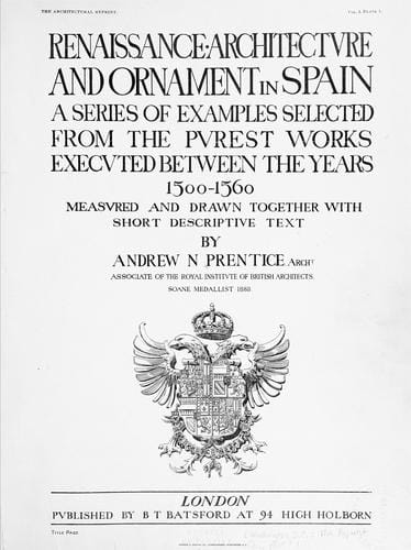 Renaissance architecture and ornament in Spain