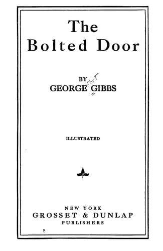 The bolted door