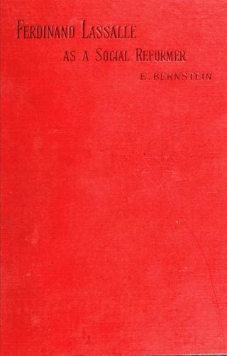 Ferdinand Lassalle as a social reformer