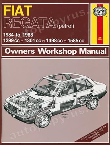 Fiat Regata owner's workshop manual