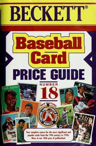 Beckett baseball card price guide
