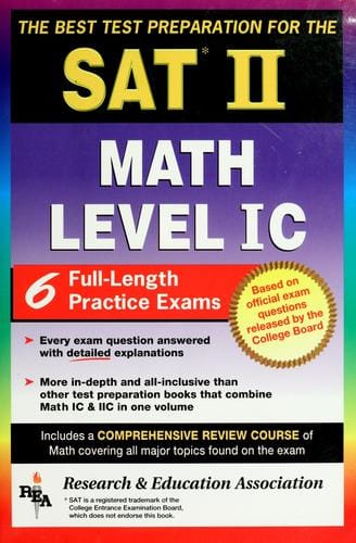 The best test preparation for the SAT II, subject test